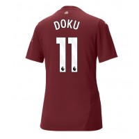 Manchester City Jeremy Doku #11 Fußballbekleidung 3rd trikot Damen 2024-25 Kurzarm